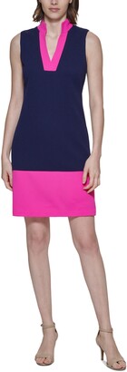 Jessica Howard Petite Colorblocked Shift Dress