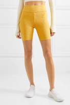 Thumbnail for your product : TWENTY Montréal - Roaming Giraffe 3d Stretch Jacquard-knit Shorts - Yellow