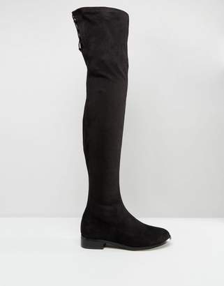 ASOS Keepers Flat Over The Knee Boots