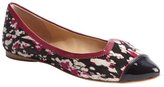 Thumbnail for your product : Belle by Sigerson Morrison black and pink dyed pony hair 'Vinciay' flats