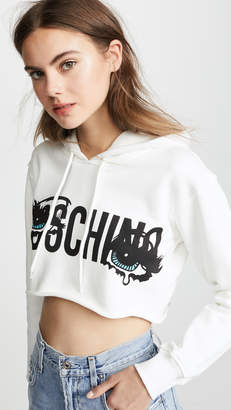 moschino crying girl hoodie