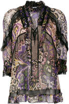Just Cavalli patterned blouse