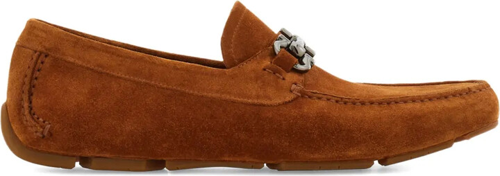 Ferragamo Gancini-buckle loafers