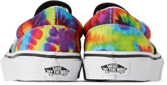 Vans Kids Multicolor Tie-Dye Classic Slip-On Big Kids Sneakers