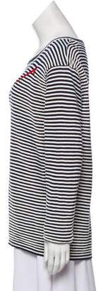 Lacoste Striped Knit Top