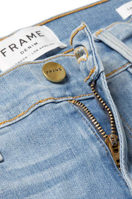 Frame Le Skinny De Jeanne Mid-rise Jeans - Mid denim