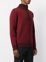 Thumbnail for your product : Holland & Holland Zipped-Collar Jumper