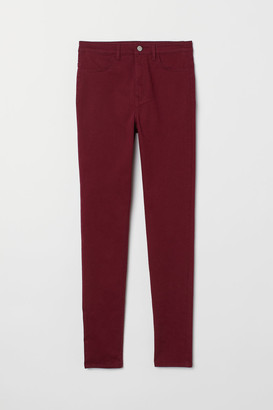 H&M Super Skinny High Jeans - Red