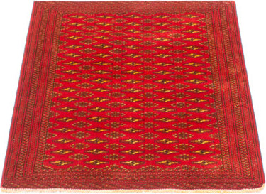 Bloomsbury Market Hand Knotted Teimani Red Wool Rug 3'4\