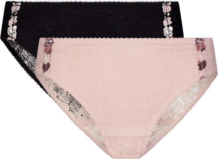 Jessica Simpson Women’s Embroidery Bikini, 2-Pack, Size S-XXXL