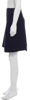 Thumbnail for your product : Miu Miu Wool-Blend Mini Skirt
