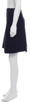 Miu Miu Wool-Blend Mini Skirt