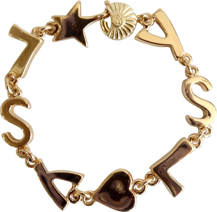Saint Laurent 1980s Logo Bracelet