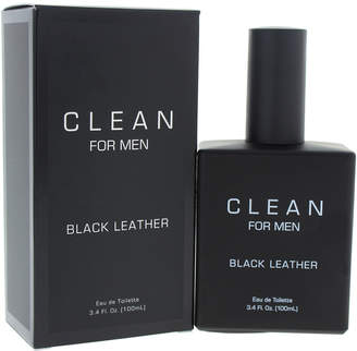 CLEAN Men's 3.4 Oz Black Leather Eau De Toilette Spray