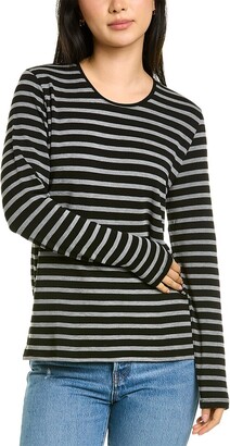 Majestic Filatures French Terry Stripe Top