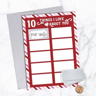10 Things I Love About You Valentine Scratch Off Card
