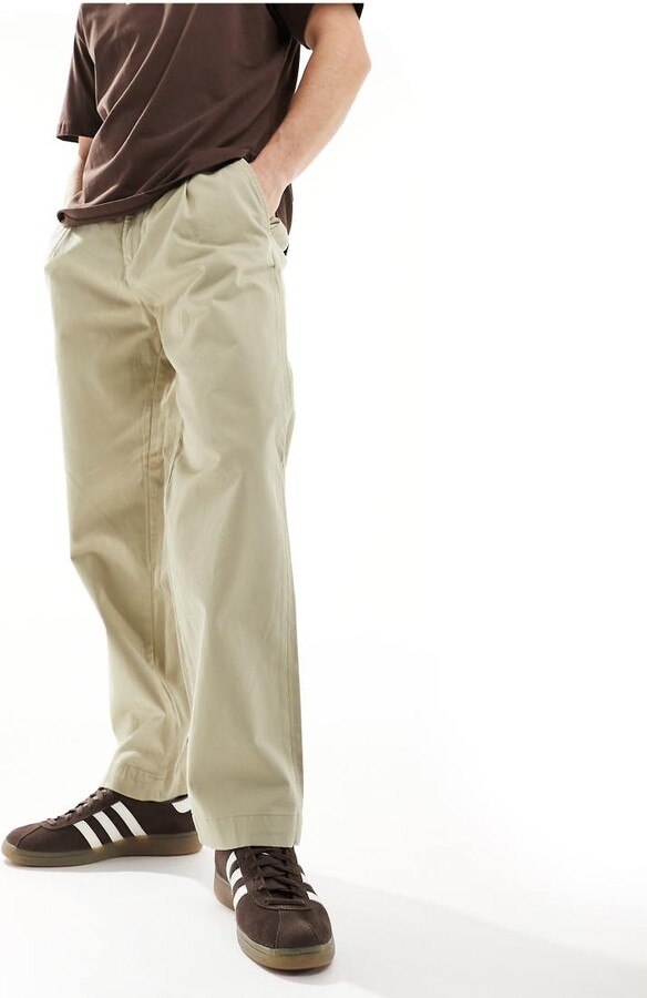 Jack and Jones Intelligence loose fit chino in black ShopStyle