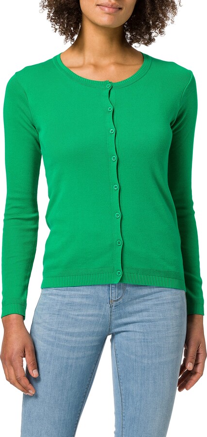 bright colored cardigans