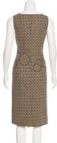 Thumbnail for your product : Carolina Herrera Wool Patterned Dress