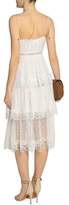 Thumbnail for your product : Zimmermann Tiered Swiss-dot Silk-georgette Midi Dress