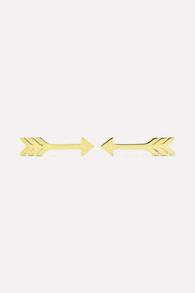 Jennifer Meyer Extra Small Arrow 18-karat Gold Earrings