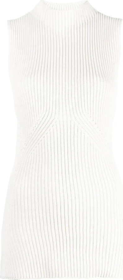 GAUCHERE Open-Back Ribbed Top