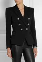 Thumbnail for your product : Balmain Double-breasted piqué blazer