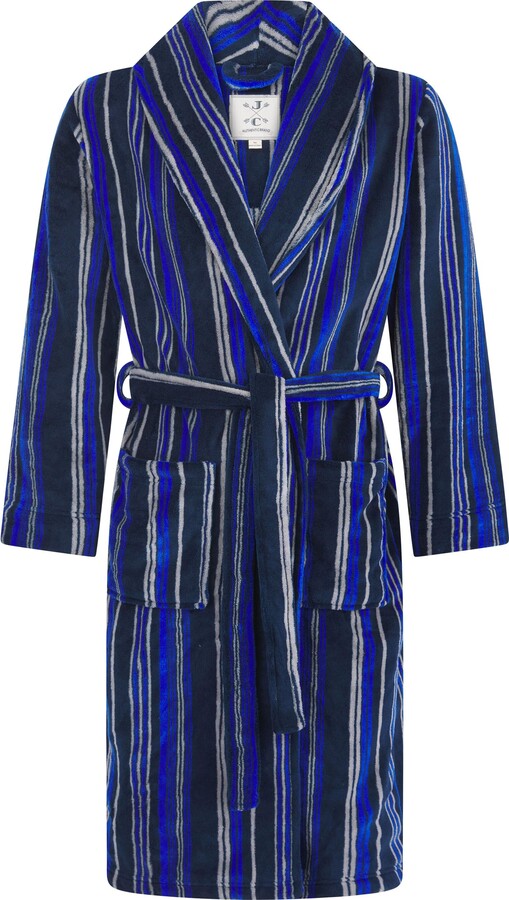 John Christian Men's Warm Fleece Dressing Gown ShopStyle Robes