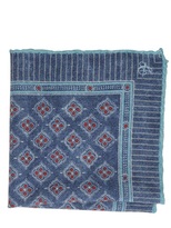 Thumbnail for your product : Canali Printed Wool Gauze Pocket Square