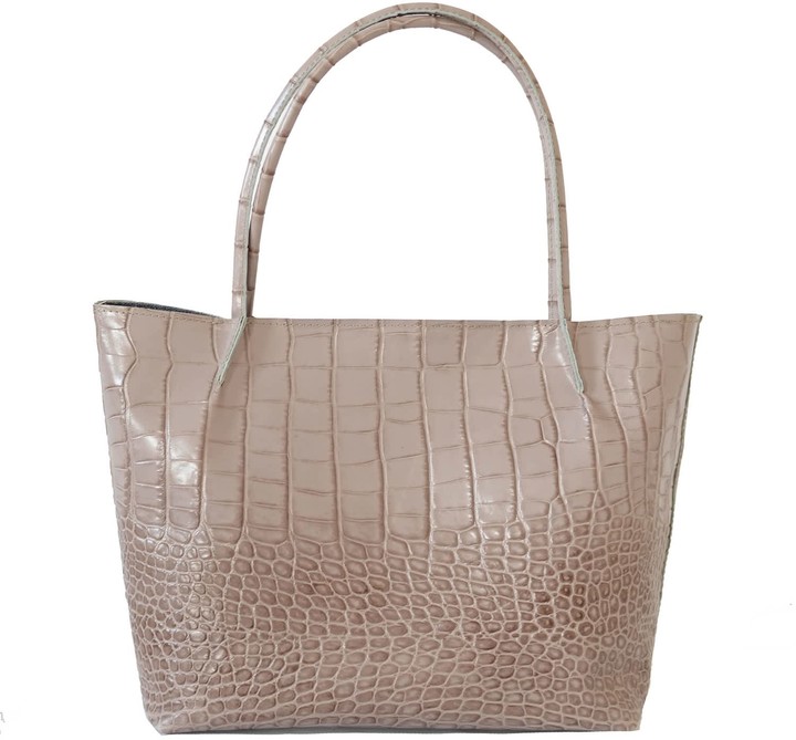 natural leather tote bag