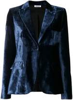 Thumbnail for your product : P.A.R.O.S.H. velvet fitted blazer