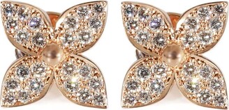 Louis Vuitton pre-owned 18kt White Gold Dentelle Diamond Drop