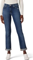 Thumbnail for your product : Hudson Nico Mid-Rise Straight Ankle (w/ Rolled Hem) in Elemental (Elemental) Women's Clothing