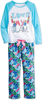 Sleep On It 2-Pc. Love My Glam Pajama Set, Little Girls (2-6X) & Big Girls (7-16)