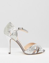 Thumbnail for your product : True Decadence Silver Heeled Sandals