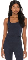 Thumbnail for your product : Beyond Yoga Heather Rib Keep It Simple Cropped Tank
