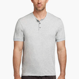 James Perse COTTON CASHMERE JERSEY HENLEY