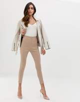 Thumbnail for your product : ASOS Design DESIGN high waist trousers in skinny fit