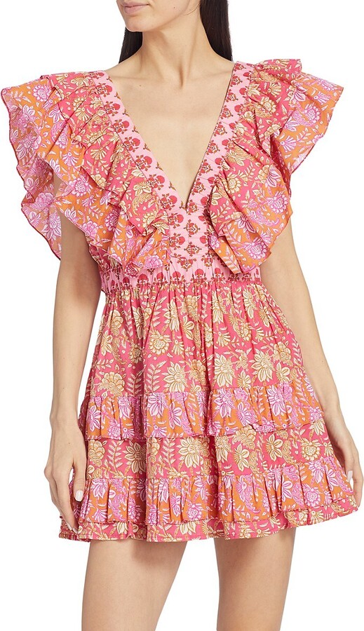 Figue Aurelia Cotton Minidress ShopStyle