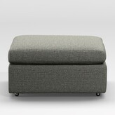 Thumbnail for your product : Crate & Barrel Lounge Ottoman with Casters 32"