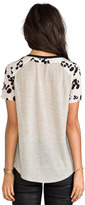 Thumbnail for your product : Rebecca Taylor Short Sleeve Cool Cat Print Tee