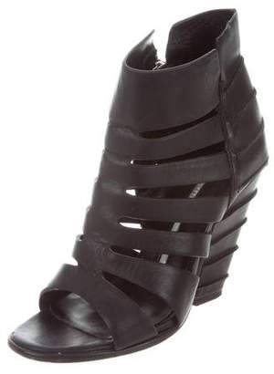 Camilla Skovgaard Leather Cage Ankle Boots