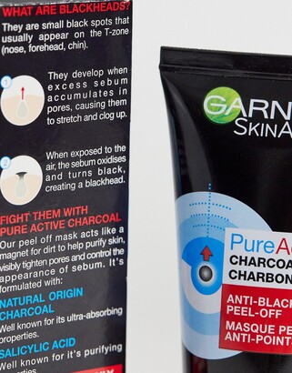 Garnier Pure Active Charcoal Anti Blackhead Peel Off Mask (save 33%)