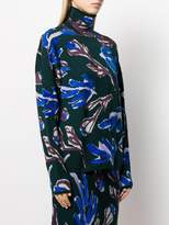 Thumbnail for your product : Christian Wijnants Kyria floral print roll neck jumper