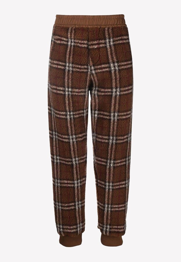 Burberry Mens Check Pants | Shop the world's largest collection of 