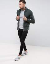 Thumbnail for your product : ASOS Muscle Harrington Jersey Jacket