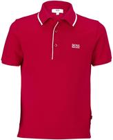 Thumbnail for your product : HUGO BOSS Short Sleeve Tipped Polo - Red