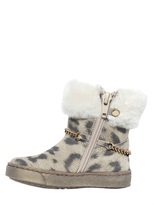 Thumbnail for your product : Roberto Cavalli Leopard Printed Suede Boots