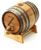 Thumbnail for your product : Cathy's Concepts Monogram Oak Whiskey Barrel, Small