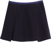 Thumbnail for your product : Sacai Luck pinstriped wool-blend mini skirt